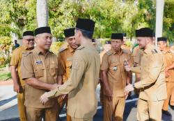 Bupati Aceh Barat Tarmizi SP Pimpin Apel Perdana, Minta ASN Tulus Bekerja