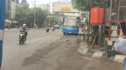 DPU Kota Semarang Siapkan Pembetonan Jalur BRT Halte Pemuda