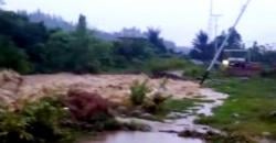 Sungai Tetean Mamasa Meluap, Akses Jalan Terputus dan Ratusan Hektare Sawah Warga Terancam