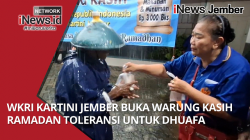 WKRI Kartini Jember Buka Warung Kasih Ramadan Toleransi untuk Dhuafa