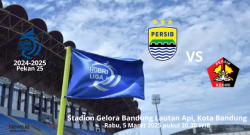 Persib Bandung Selalu Kalah saat Menjamu Persik Kediri dalam 2 Musim Terakhir