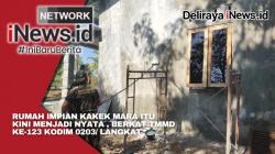 Berkat TMMD Ke-123 Kodim 0203/ Langkat, Kakek Mara Mendapatkan Rehab Rumah