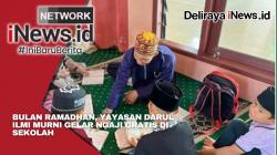 Bulan Ramadhan, Yayasan Darul Ilmi Murni Gelar Ngaji Gratis di Sekolah