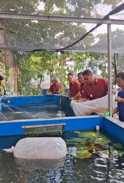 Tabur 1000 Benih Ikan Nila, Upaya Lapas Cilegon Dukung Program Ketahanan Pangan