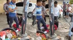 Viral Video Oknum Polisi Tendang Wanita Diduga ODGJ di Labuhanbatu