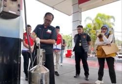 Polrestabes Semarang dan Metrologi Sidak SPBU, Ini Hasilnya