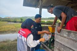 Pertamina Patra Niaga IT Lhokseumawe Dorong Kemandirian Petani Tambak