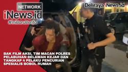 Bak Film Aksi, Tim Macan Polres Pelabuhan Belawan Kejar dan Tangkap 4  Pelaku Pencurian Rumah