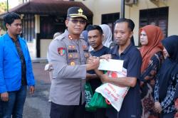 Polres Aceh Utara Bersama Mahasiswa dan OKP Salurkan Bantuan Sosial di Bulan Ramadhan 1446 H