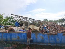 Puluhan Rumah Rusak di Indramayu Akibat Puting Beliung