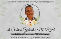 Aliansi Lebak Selatan Kehilangan Sosok Penuh Dedikasi Tinggi dr Sobran Yuliandra