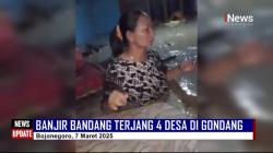 Dahsyatnya Banjir Bandang Terjang 4 Desa di Gondang Bojonegoro