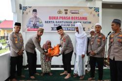 AKBP Ahmad Faisal Pasaribu Buka Puasa dan Berbagi dengan Anak Yatim Serta Kaum Dhuafa