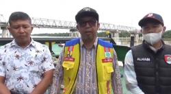 Kapal Tagboat Batu Bara Tabrak Jembatan di Jambi, Tiga Tiang Pengaman Roboh