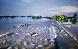 Jalur KA Gubug-Karangjati Ditutup, Banjir Parah akibat Sungai Tuntang Meluap