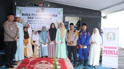 Buka Puasa Dengan Anak Yatim dan Dhuafa Polres Kepualauan Meranti di Pol Airud