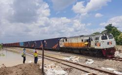 Alhamdulillah, Jalur Kereta Api  Stasiun Karangjati - Stasiun Gubug Grobogan Sudah Dapat Dilalui