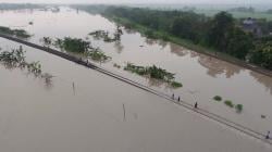 Banjir Sungai Tuntang Kembali Meluap, Jalur Kereta Api di Gubug-Karangjati Ditutup