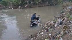 Kabur Dari Polisi, Pelaku Balap Liar Masuk Sungai