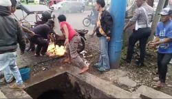 Sebuah Bentor di Singaparna Terbakar gegara Selang Bensin Bocor