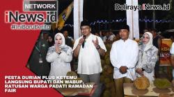 Pesta Durian Plus Ketemu Langsung Bupati dan Wabup, Ratusan Warga Padati Ramadan Fair