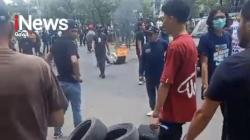 Ratusan Driver Ojol Tutup Jalan Urip Sumoharjo Makassar, Warga Dilarang Melintas