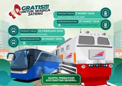 Pendaftaran Mudik Gratis Pemprov Jateng 2025 Kembali Dibuka, Cek Syarat dan Cara Daftar