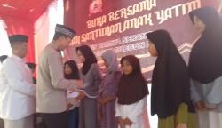 Berbagi Kebahagiaan, PIF Baraya Serang Bersama Polsek Cilegon Santuni Puluhan Anak Yatim