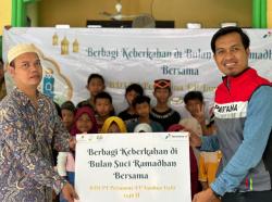 Senyum Ceria Anak-anak Yatim Dalam Safari Ramadhan Pertamina EP di Tirtajaya