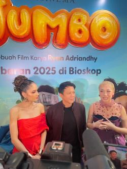 BCL, Ariel Noah dan Cinta Laura Berbagi  Pengalaman Jadi Pengisi Suara Animasi Jumbo