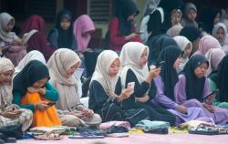 Pesantren Digital Ramadhan, Pelajar SMK Negeri 1 Padaherang Ikuti Pembelajaran Online