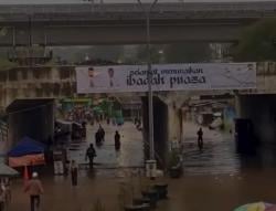 Hujan Deras, Underpass Padalarang Dikepung Banjir