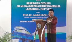 Diresmikan Mendikdasmen, Gedung SD Muhammadiyah Internasional Labschool FKIP UMS Siap Beroperasi