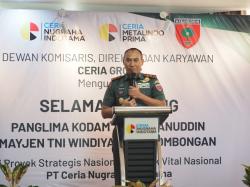 Pangdam XIV Hasanuddin Bangga dengan Kehadiran Dua Masjid Besar di Kawasan Smelter Ceria Group