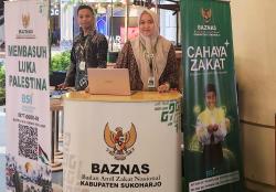 Jemput Bola Layanan Zakat dan Infaq, Baznas Sukoharjo Buka Gerai di The Park Mall