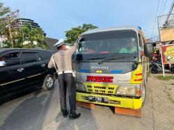 Mudik Nyaman Bersama Keluarga, Polres Labusel Gelar Kampanye Keselamatan