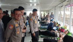 Polres Tasikmalaya Kota dan Give Blood Gelar Aksi Donor Darah Bertajuk 