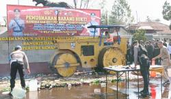 Polres Ciamis Musnahkan Ribuan Barang Bukti Pekat Lodaya 2025, Bupati Apresiasi Penegakan Hukum