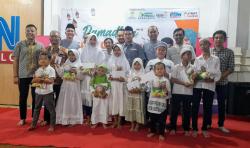 Hipmi Peduli Bersama 100 Anak Yatim di Solo, Arif Jihan : Jadi Teringat Masa Kecil...