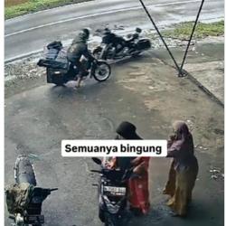 Viral, Moge Jenis Harley Berjalan tanpa Pengendara bikin Warga Merinding dan Takut!