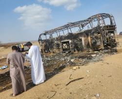 Bus Jamaah Umroh Terbakar Menewaskan 6 Orang WNI