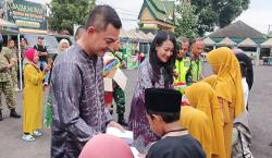 Kodim 0613/Ciamis Gelar Bazar Murah dan Santuni Anak Yatim