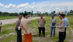 Polsek Cilegon Siapkan Pos PAM Mudik Lebaran 2025, di Jalan Lingkar Selatan Kelurahan Bagendung