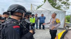 Kapolres Sragen Tinjau Kesiapan Pospam Rest Area 538 A untuk Pengamanan Mudik Lebaran