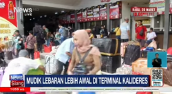 Sepekan Jelang Lebaran, Pemudik Mulai Ramai di Terminal Kalideres