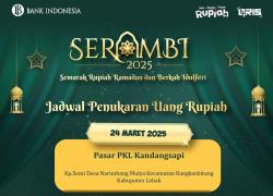 Catat! Penukaran Uang Baru di Pasar PKL Kandang Sapi Rangkasbitung, 24 Maret 2025