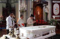 Mgr Petrus Turang Pr Tutup Usia, Presiden Prabowo Beri Penghormatan Terakhir