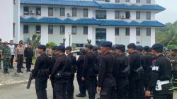 1 SSK Brimob Bersenjata Lengkap Amankan Rekapitulasi Suara Pilkada Kutai Kartanegara