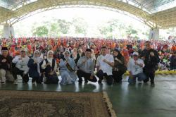 3.840 Anak PAUD Kabupaten Bandung Sukses Pecahkan Rekor MURI Membatik Ecoprint