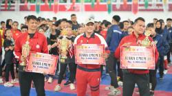 Personel Bidpropam Polda Sumut Pimpin Pyonix Karate Club Raih Juara 2 Umum BISMA Open